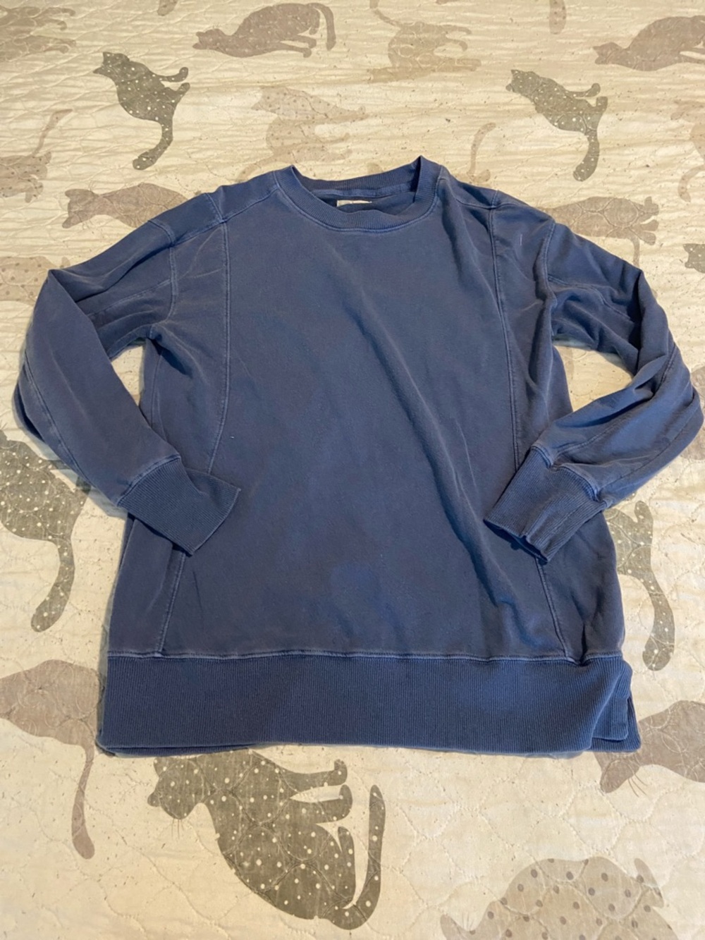 Blue Tunic Sweatshirt
